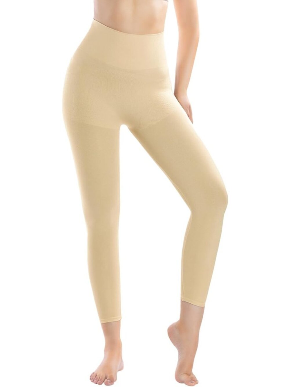 Light Compression Leggings for Women | High Waist, Stretchy, Comfortable Fit